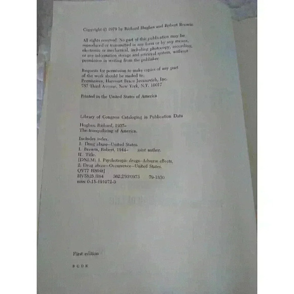 The Tranquilizing of America Pill-Popping and the American Way of Life Hardcover - Picture 3 of 4